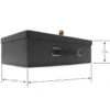 Honeywell 6104 Fire Resistant Steel Security Box with key Lock (.18 cu ft.)
