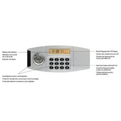 Honeywell 2113 Fire Safe (.6 cu ft.) - Digital Lock