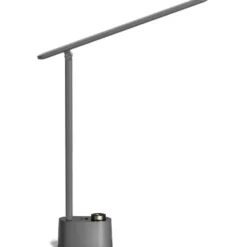 Honeywell Foldable Modern Office Table Lamp with USB A+C Charging Port and Eye Protection, Gray - HWT-H01G