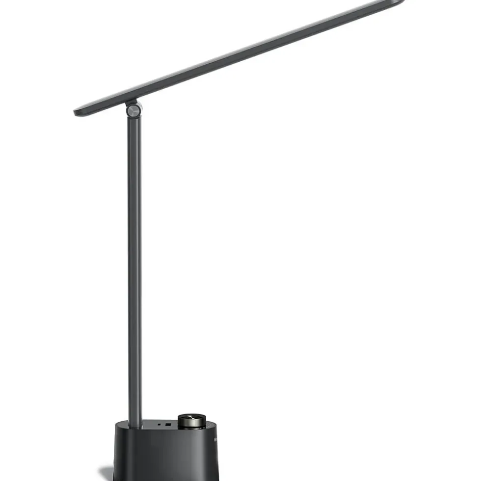 Honeywell Foldable Modern Table Lamp with USB A+C Charging Port and Eye Protection, Black - HWT-H01