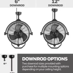 Honeywell Garage Ceiling Fan - 18 inch - 51911-03