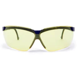 Honeywell Genesis Safety Eyewear, Black Adjustable Frame, Amber Lens, Anti-Fog Lens Coating - RWS-51025