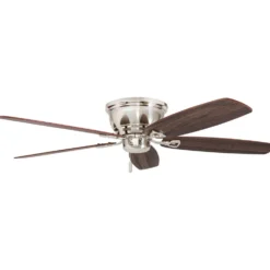 Honeywell Glen Alden Low Profile Hugger Ceiling Fan, Brushed Nickel, 52-Inch - 50515