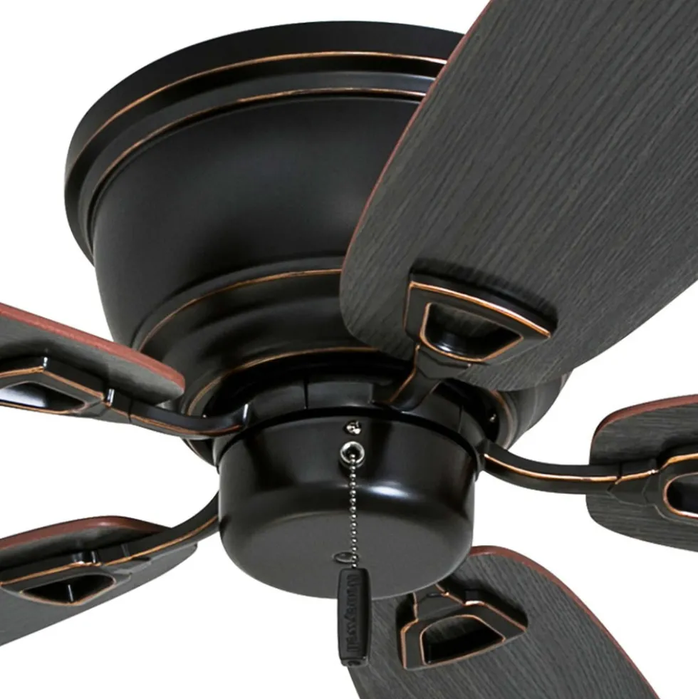 Honeywell Glen Alden Low Profile Hugger Ceiling Fan, Oil Rubbed Bronze, 52-Inch - 50516