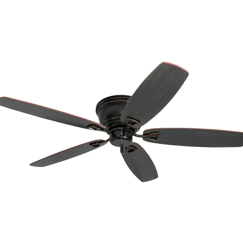 Honeywell Glen Alden Low Profile Hugger Ceiling Fan, Oil Rubbed Bronze, 52-Inch - 50516