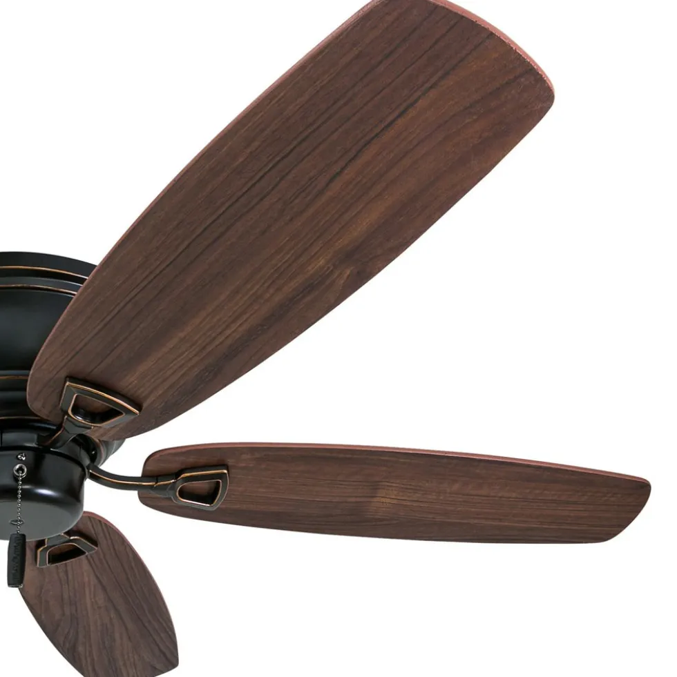 Honeywell Glen Alden Low Profile Hugger Ceiling Fan, Oil Rubbed Bronze, 52-Inch - 50516