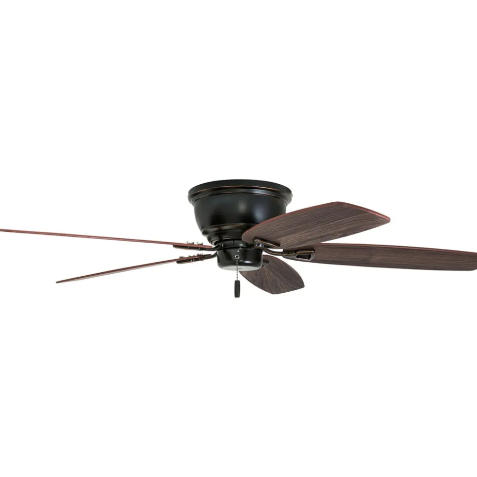 Honeywell Glen Alden Low Profile Hugger Ceiling Fan, Oil Rubbed Bronze, 52-Inch - 50516