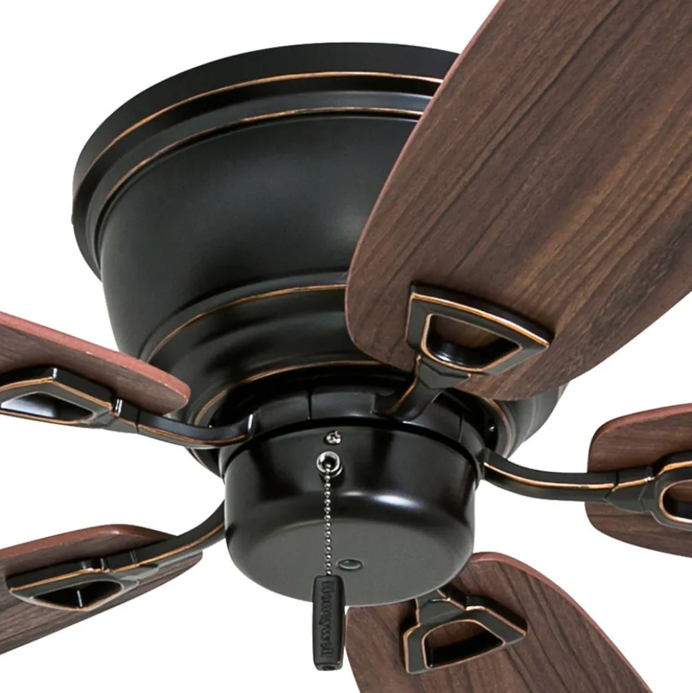 Honeywell Glen Alden Low Profile Hugger Ceiling Fan, Oil Rubbed Bronze, 52-Inch - 50516