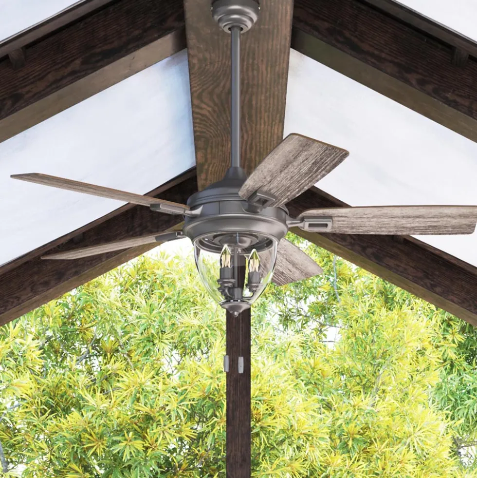 Honeywell Glencrest Indoor and Outdoor Ceiling Fan, Iron, 52-Inch - 51653