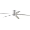 Honeywell Graceshire Ceiling Fan with Light, 60 Inch, Brushed Nickel - 53053