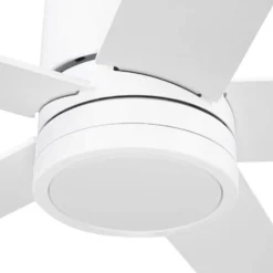 Honeywell Graceshire Ceiling Fan with Light, 60 Inch, White - 53054