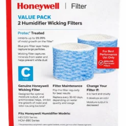 Honeywell HC888 Humidifier Filter Replacement, Wicking Filter C - 2 Pack