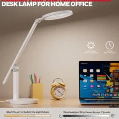 Honeywell H6 Desk Lamp with Touch Controls, White