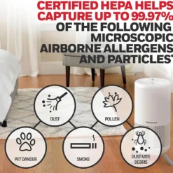 Honeywell HEPA Air Purifier Filter, HRFJ830 (Filter J)