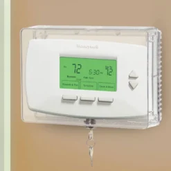 Honeywell Home CG511A Medium Thermostat Guard with Inner Shelf to Prevent Tampering