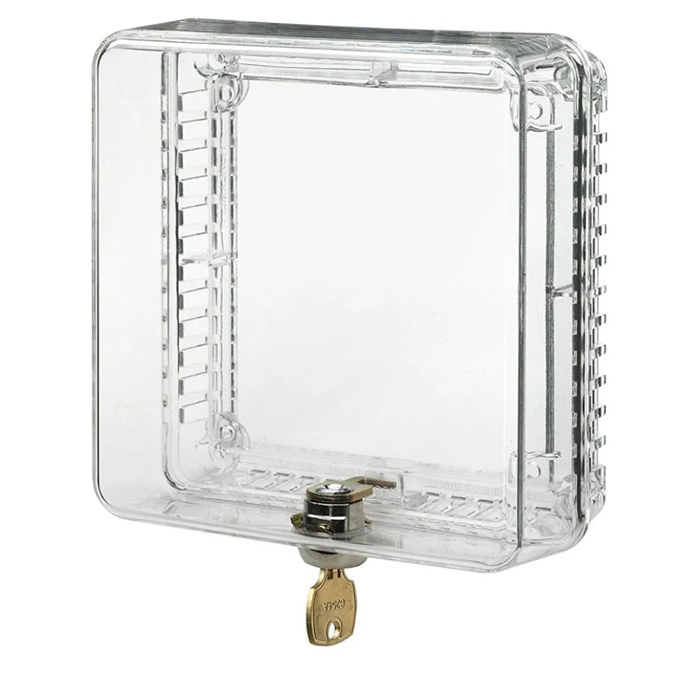 Honeywell Home CG510A Small Thermostat Guard with Inner Shelf to Prevent Tampering