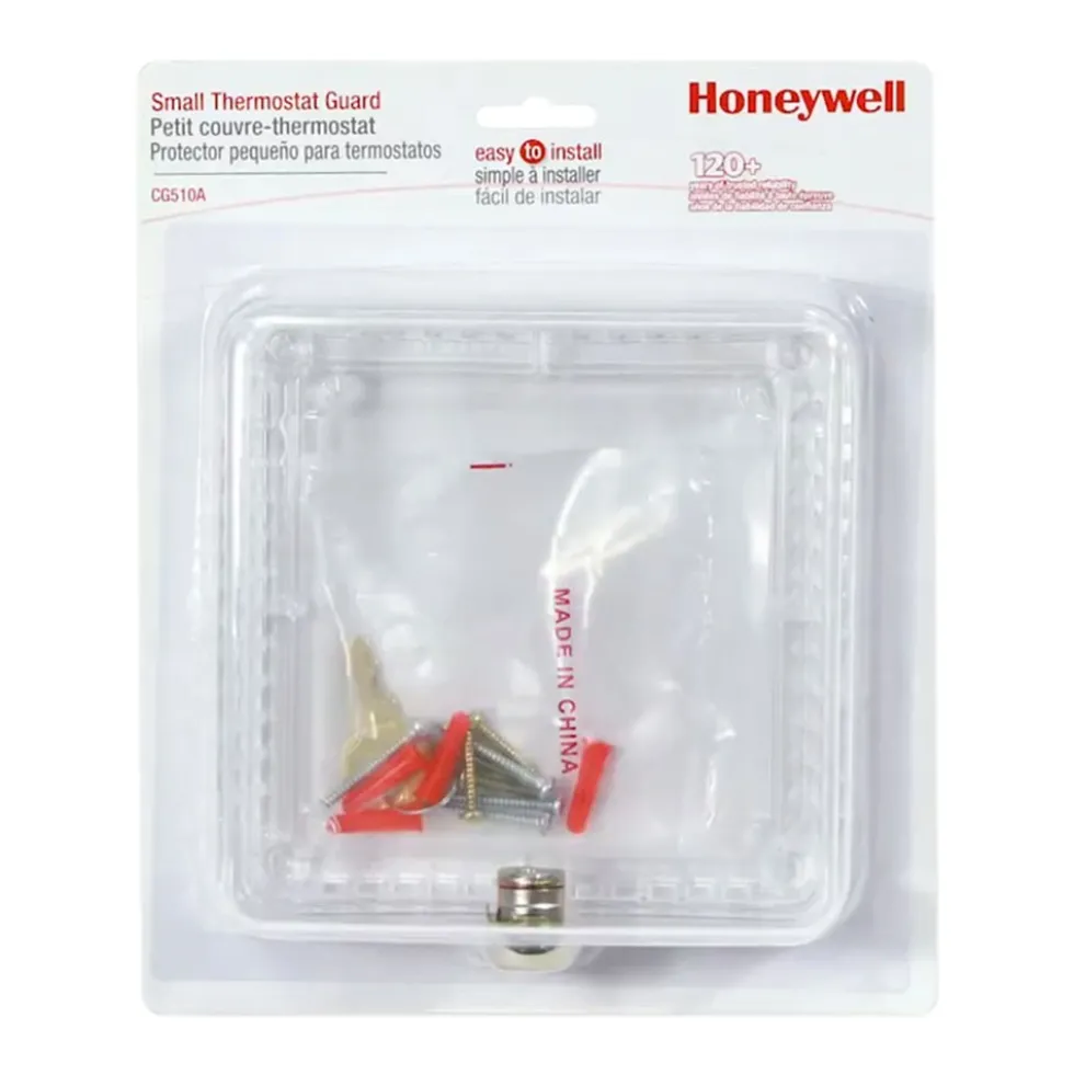 Honeywell Home CG510A Small Thermostat Guard with Inner Shelf to Prevent Tampering
