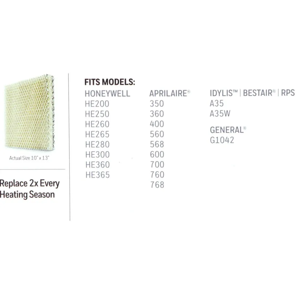 Honeywell Home HC26P1002 Whole House Humidifier Pad