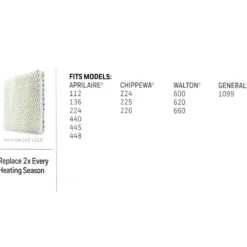 Honeywell Home HC18P1009 Whole House Humidifier Pad Replacement