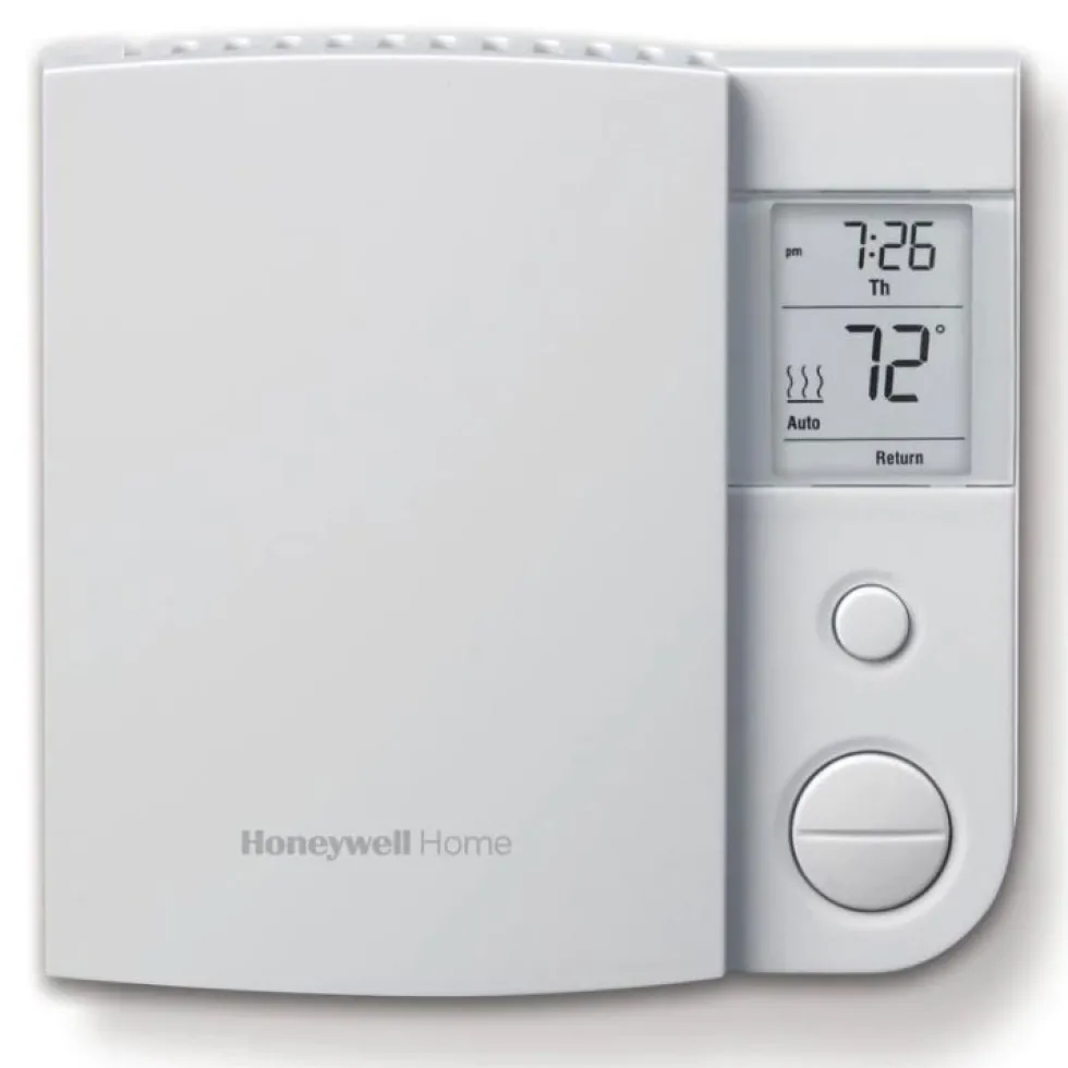 Honeywell Home RLV4305A1000 5-2 Day Programmable TRIAC Line Volt Thermostat, Electric Heat Only
