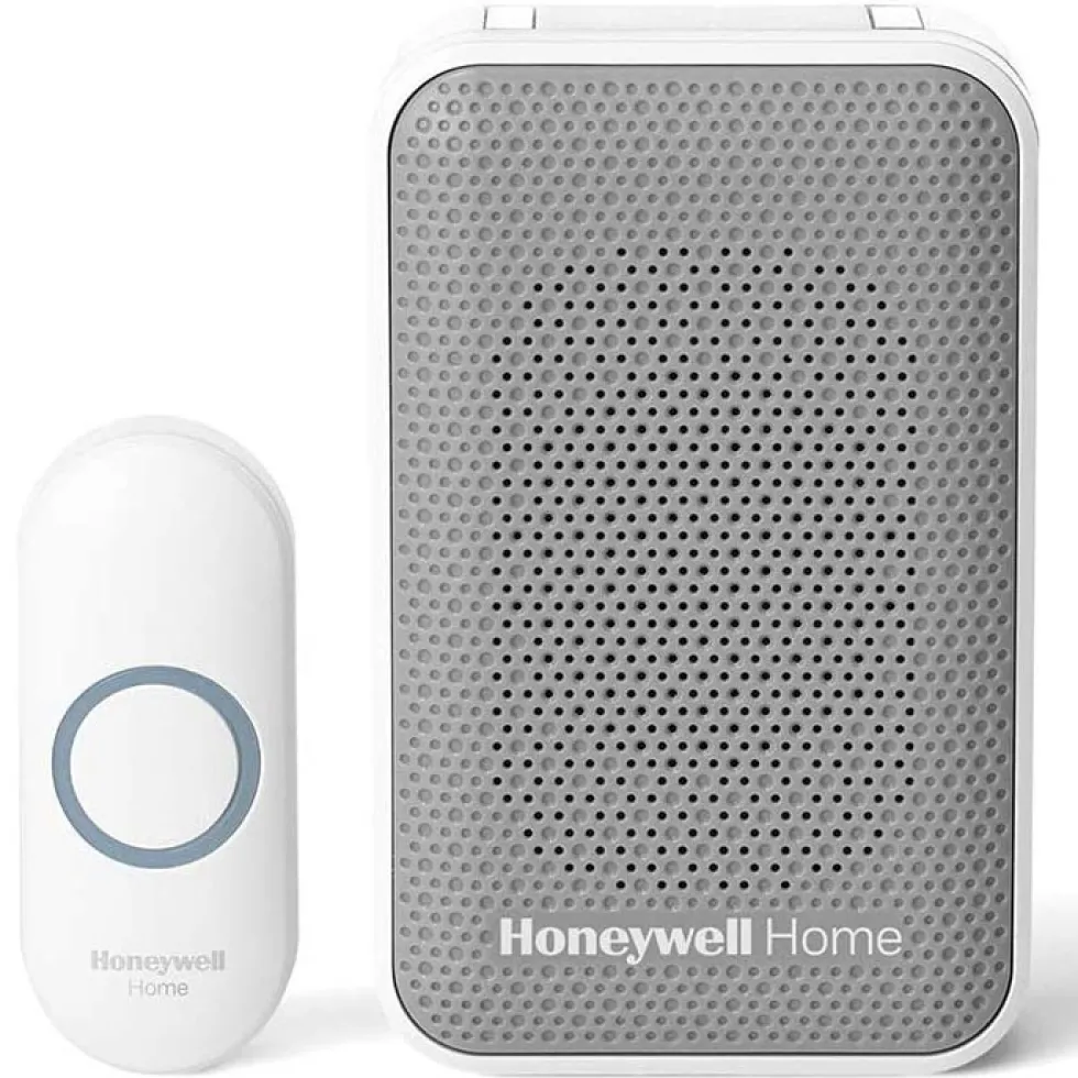 Honeywell Home 3 Series Plug-In Wireless Doorbell with Strobe Light and Push Button - RDWL313P