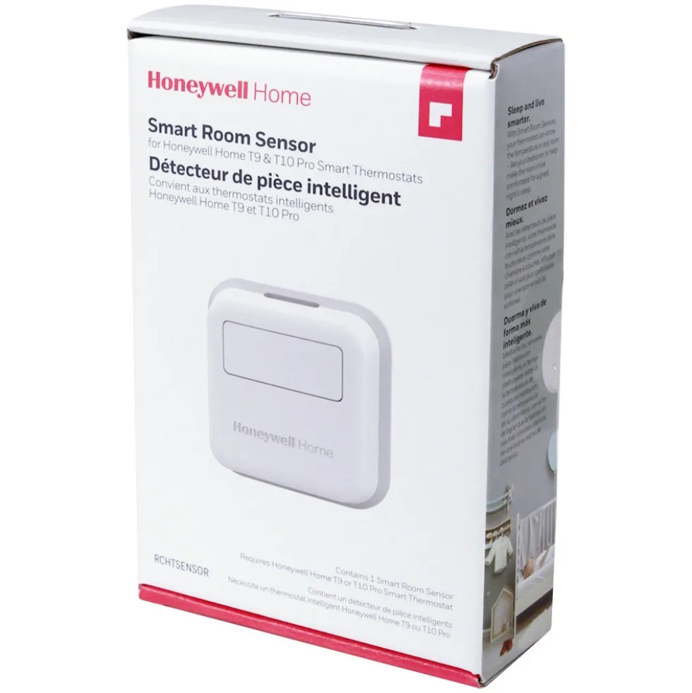Honeywell Home Smart Room Sensor for T9 and T10 Thermostats - RCHTSENSOR-1PK