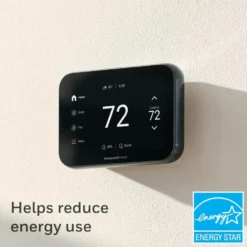 Honeywell Home X8S Smart Thermostat with Wireless Room Sensor, Black - X8VWF10B