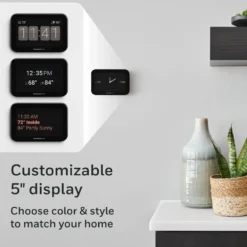 Honeywell Home X8S Smart Thermostat with Wireless Room Sensor, Black - X8VWF10B