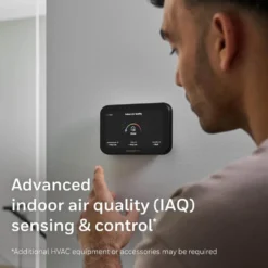 Honeywell Home X8S Smart Thermostat, Black - X8VMC8B