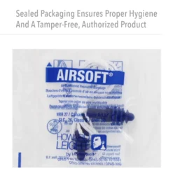 Honeywell Howard Leight AIRSoft Tapered TPE Corded Earplugs, 1000 Pairs