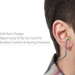 Honeywell Howard Leight Fusion Tapered TPE Corded Earplugs, 1000 Pairs