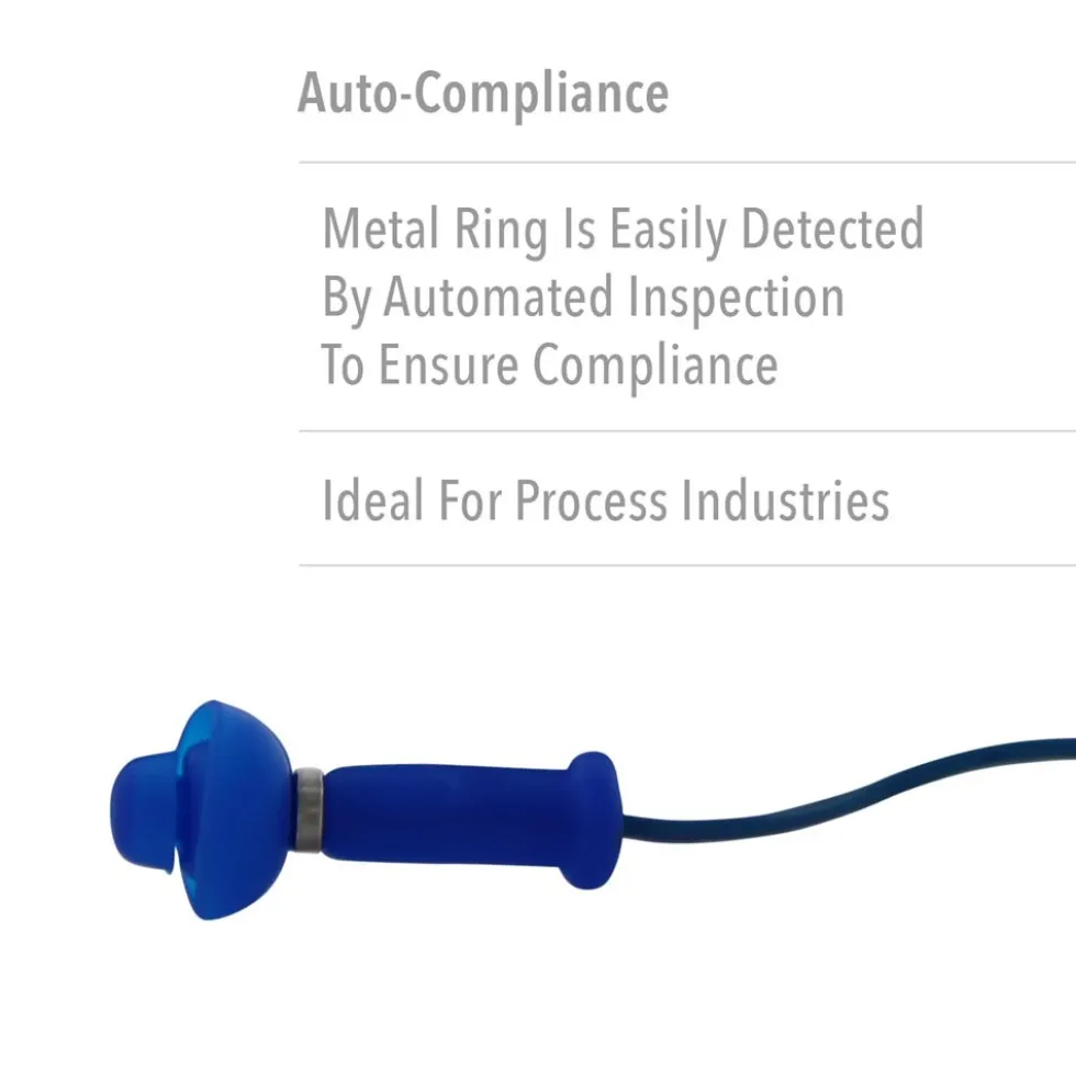 Honeywell Howard Leight SmartFit Tapered TPE Steel Corded Earplugs (100 Pack)