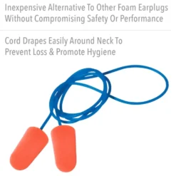 Honeywell Howard Leight X-Treme Corded Foam Ear Plugs, 1000 Pairs
