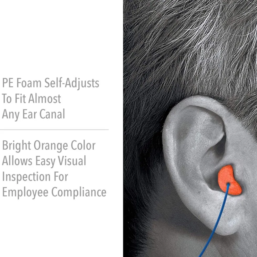 Honeywell Howard Leight X-Treme Corded Foam Ear Plugs, 1000 Pairs