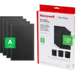 Honeywell HRF-A100 Pre-Cut Carbon Pre-Filter For HPA100 And HPA094 Series Air Purifiers - 4 Pack (Filter A)
