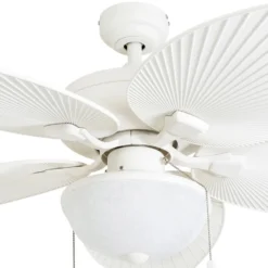 Honeywell Inland Breeze Indoor and Outdoor Ceiling Fan, White, 52-Inch - 50511