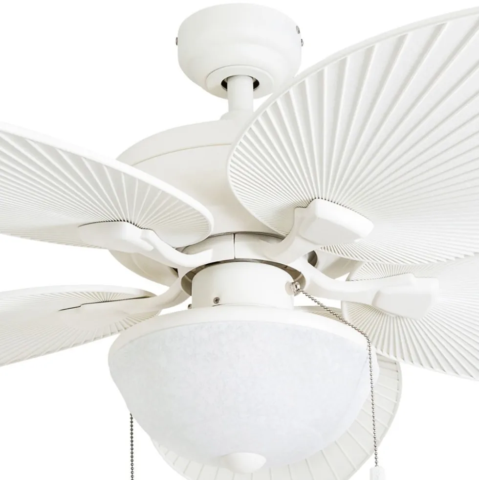 Honeywell Inland Breeze Indoor and Outdoor Ceiling Fan, White, 52-Inch - 50511