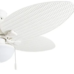 Honeywell Inland Breeze Indoor and Outdoor Ceiling Fan, White, 52-Inch - 50511