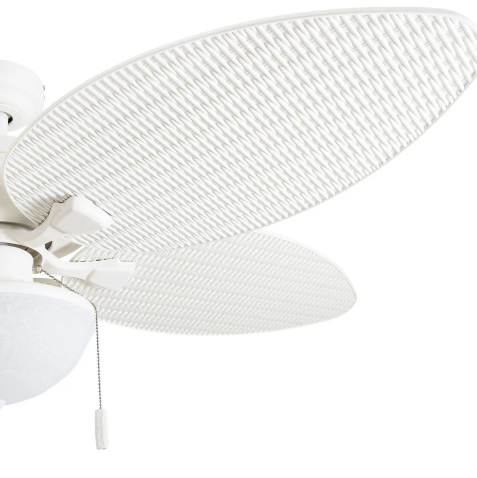 Honeywell Inland Breeze Indoor and Outdoor Ceiling Fan, White, 52-Inch - 50511