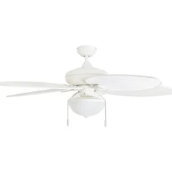 Honeywell Inland Breeze Indoor and Outdoor Ceiling Fan, White, 52-Inch - 50511