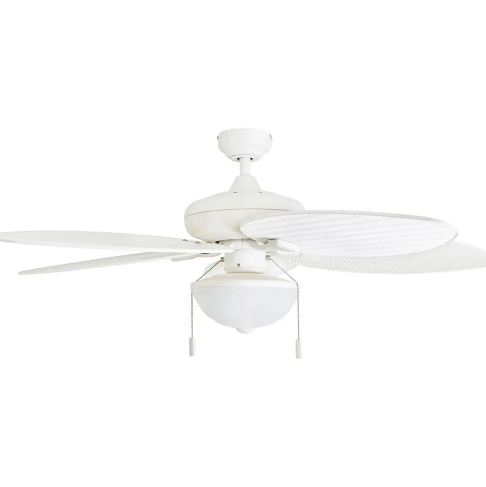 Honeywell Inland Breeze Indoor and Outdoor Ceiling Fan, White, 52-Inch - 50511