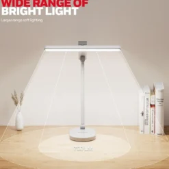 Honeywell Intelligent Dimmable Eye Protection Reading Desk Lamp, H4 Sunturalux, White - HWT-H4W