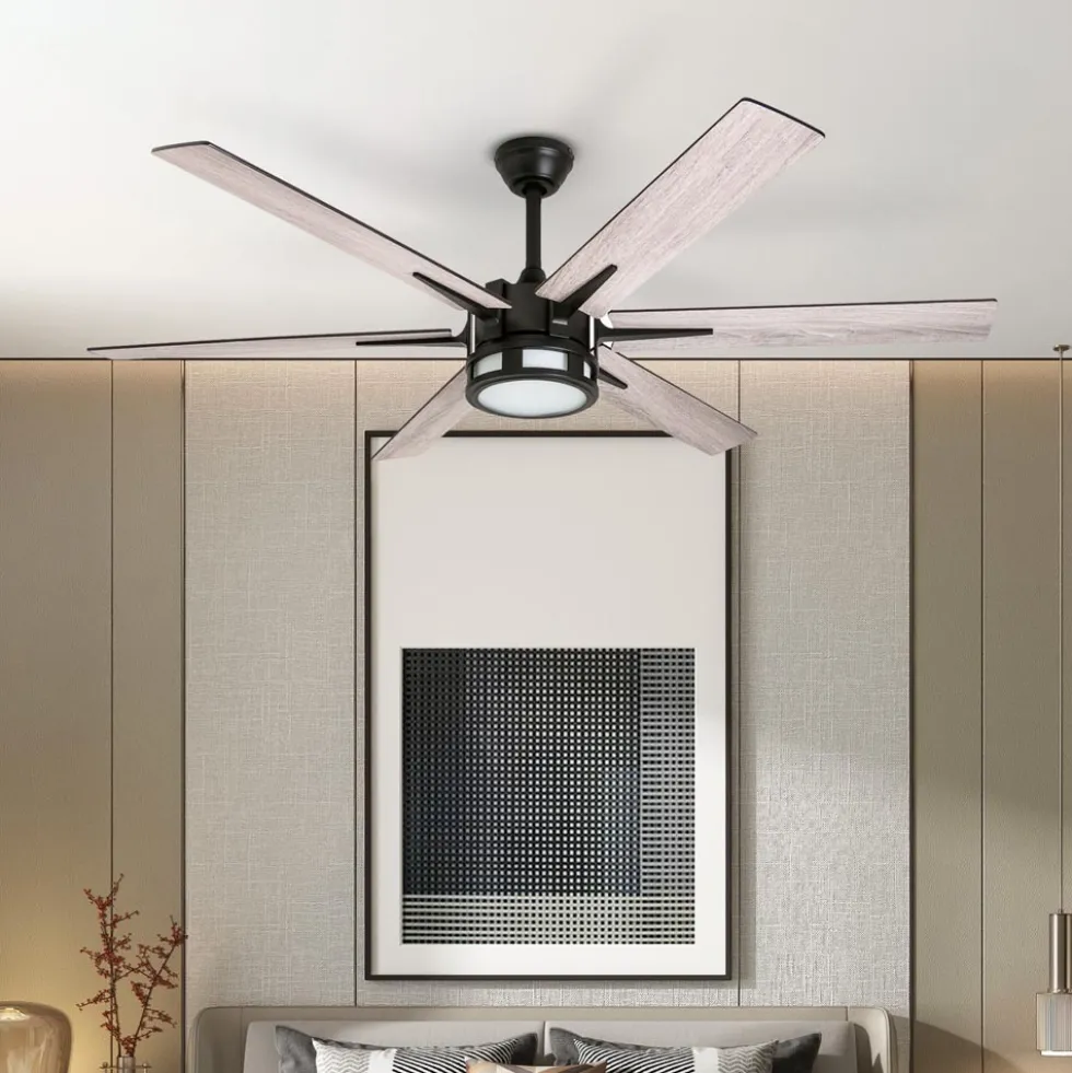 Honeywell Kaliza Indoor Ceiling Fan, Espresso, 56-Inch - 51036