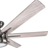 Honeywell Kaliza Indoor Ceiling Fan, Gun Metal, 56-Inch - 51035