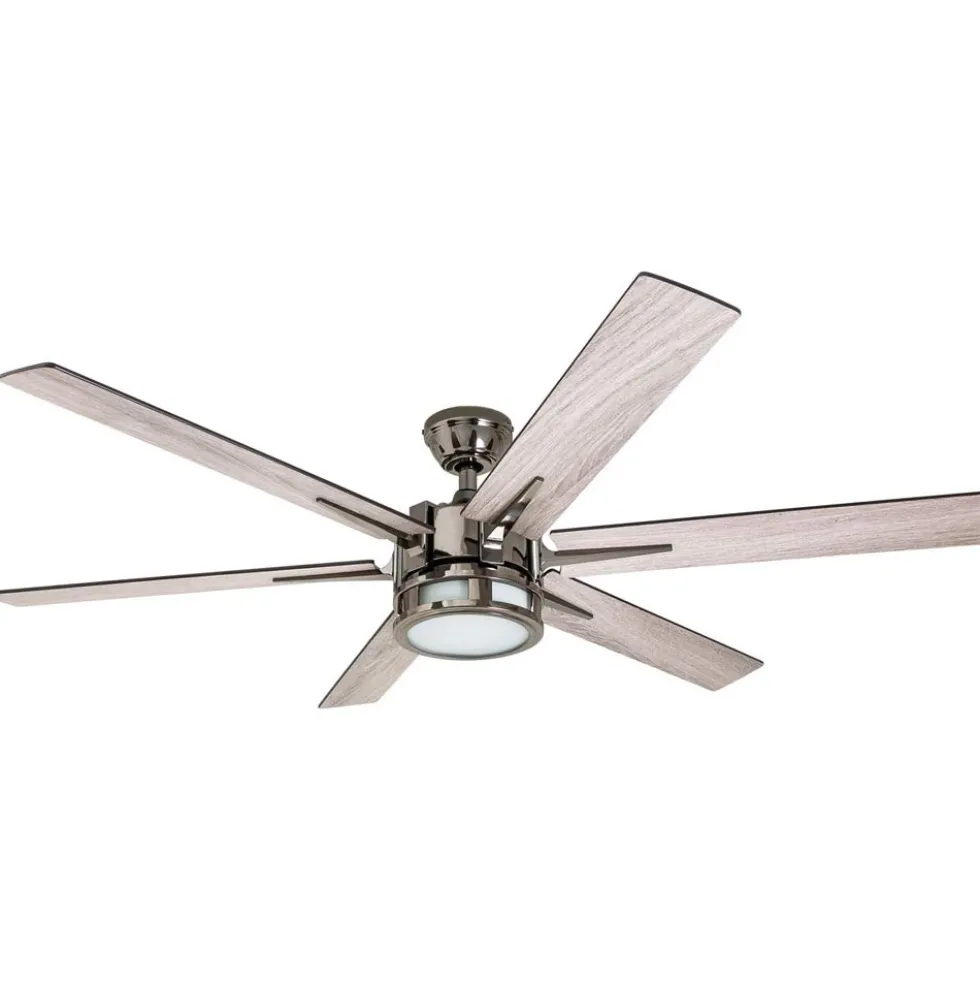 Honeywell Kaliza Indoor Ceiling Fan, Gun Metal, 56-Inch - 51035