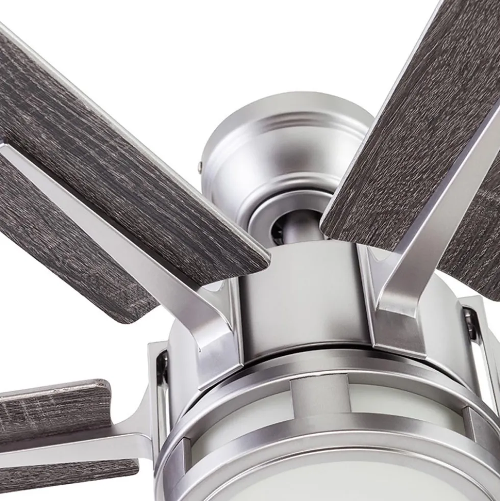 Honeywell Kaliza Indoor Ceiling Fan, Pewter, 56-Inch - 51626