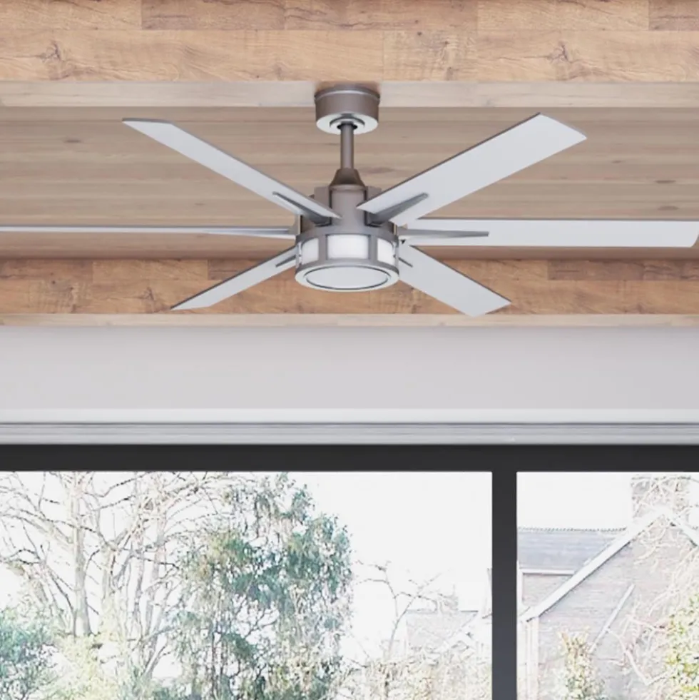 Honeywell Kaliza Indoor Ceiling Fan, Pewter, 56-Inch - 51626