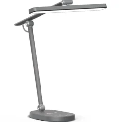 Honeywell LED Desk Lamp for Home Office, H4 Sunturalux Eye-Caring Desk Light, Gray - HWT-H4G