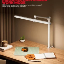 Honeywell LED Desk Lamp with Clamp and Sunturalux Eye Caring Natural Light, 05B02