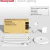 Honeywell LED Floor Lamp, F4 Sunturalux Gooseneck Floor Light, White - F4WT